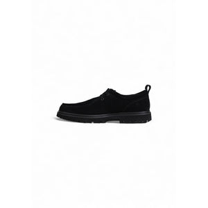 Schwarze Wildleder Oxfords und Derby