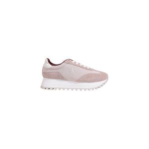 Lila Leder Sneaker