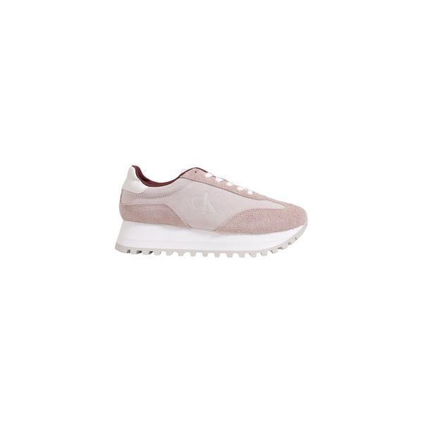 Lila Leder Sneaker