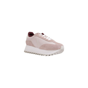 Lila Leder Sneaker