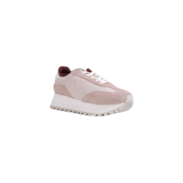 Lila Leder Sneaker