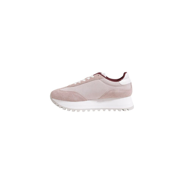 Lila Leder Sneaker