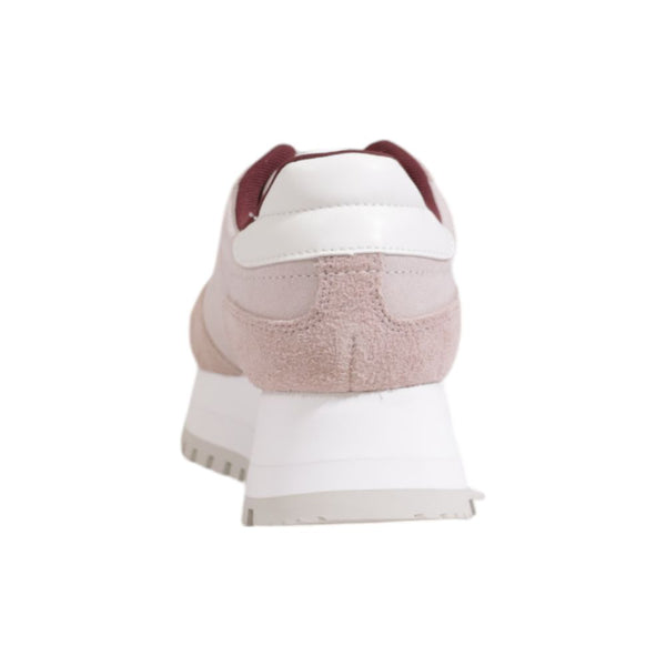 Lila Leder Sneaker