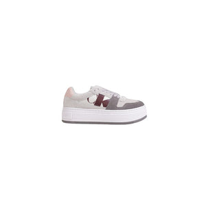 Graue Leder Sneaker