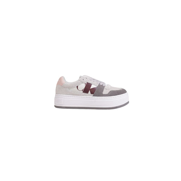 Graue Leder Sneaker