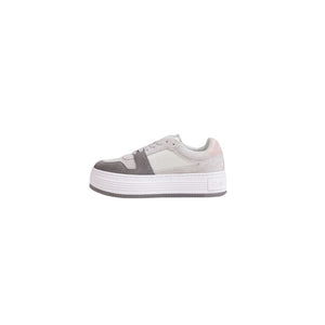 Graue Leder Sneaker
