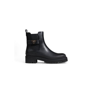Schwarze Polyethylen-Ankle-Boots