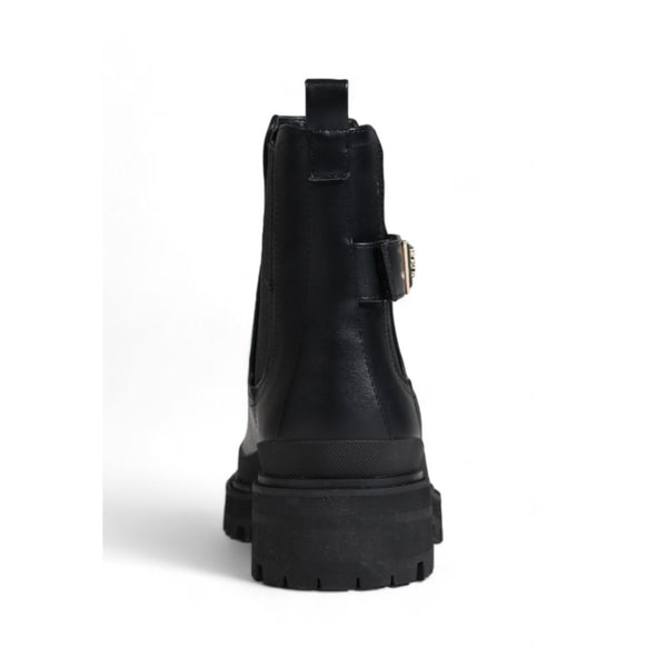 Schwarze Polyethylen-Ankle-Boots
