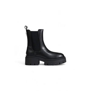 Schwarze Polyethylen-Ankle-Boots