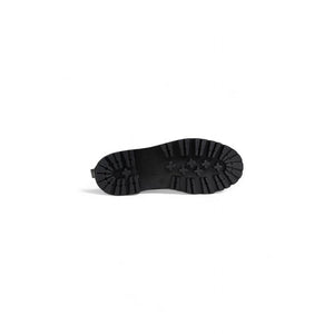 Schwarze Polyethylen-Ankle-Boots