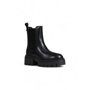 Schwarze Polyethylen-Ankle-Boots