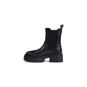 Schwarze Polyethylen-Ankle-Boots