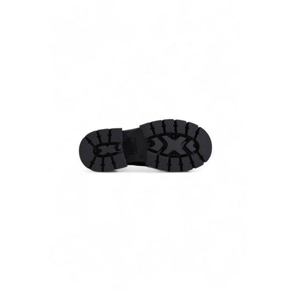 Schwarze Polyethylen-Ankle-Boots