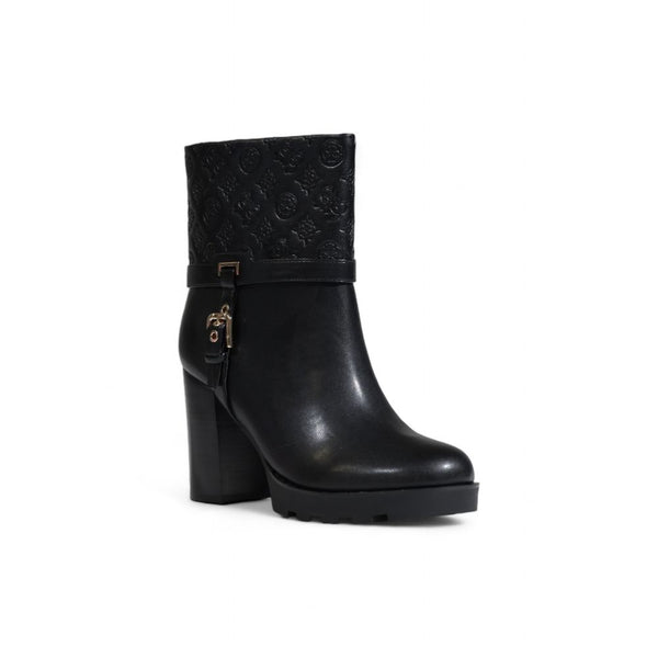 Schwarze Polyethylen-Stiefeletten
