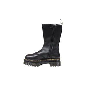 Schwarze Leder-Chelsea-Boots