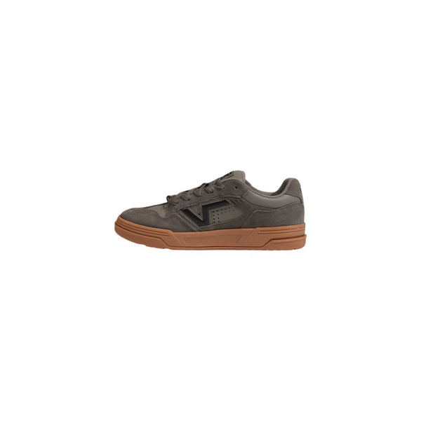 Beigefarbene Wildleder-Sneakers mit niedrigem Schaft