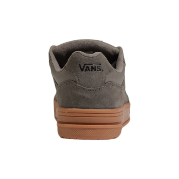 Beigefarbene Wildleder-Sneakers mit niedrigem Schaft