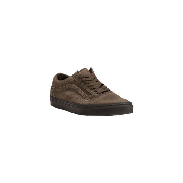 Braune Wildleder-Sneakers mit niedrigem Schaft