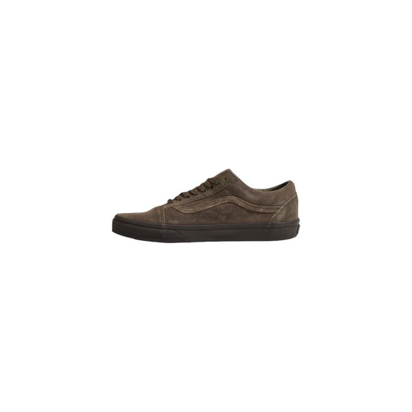 Braune Wildleder-Sneakers mit niedrigem Schaft
