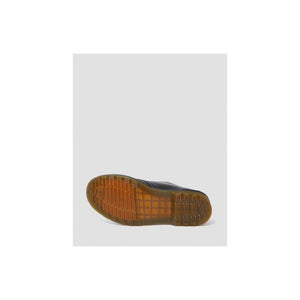 Schwarze Leder-Plateau-Pumps