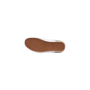 Beigefarbene Leder-High-Top-Sneaker
