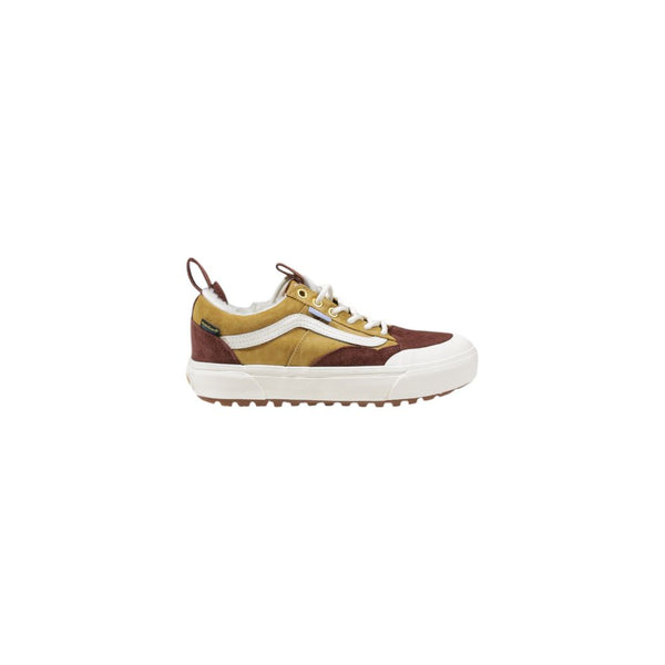 Beigefarbene Leder-Sneaker