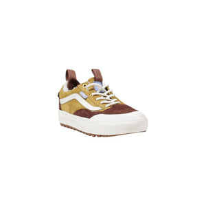 Beigefarbene Leder-Sneaker