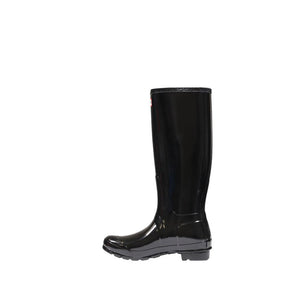 Schwarze Stiefeletten aus recyceltem Polyester