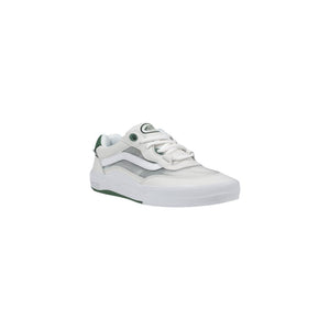 Grüne Wildleder-Sneaker mit niedrigem Schaft