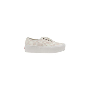 Bunt gewebte Sneaker mit dicker Sohle