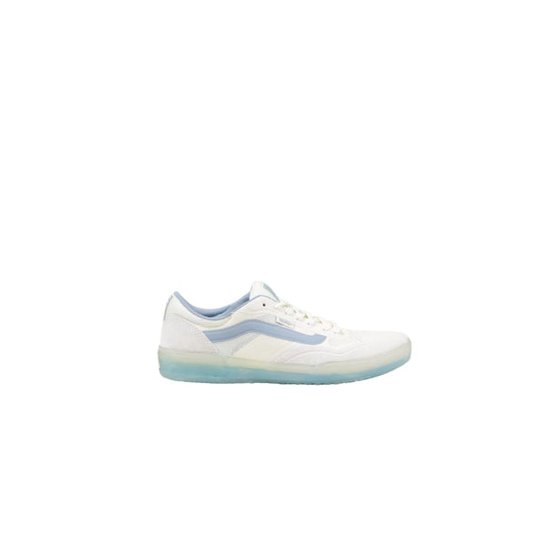 Blaue Leder-Sneakers mit niedrigem Schaft