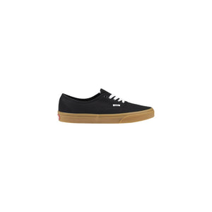 Schwarze Stoff-Sneakers mit niedrigem Schaft
