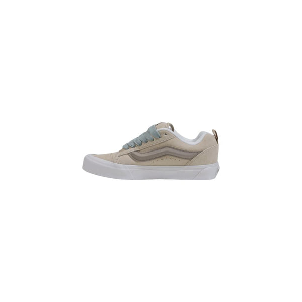 Beigefarbene Leder-Sneaker