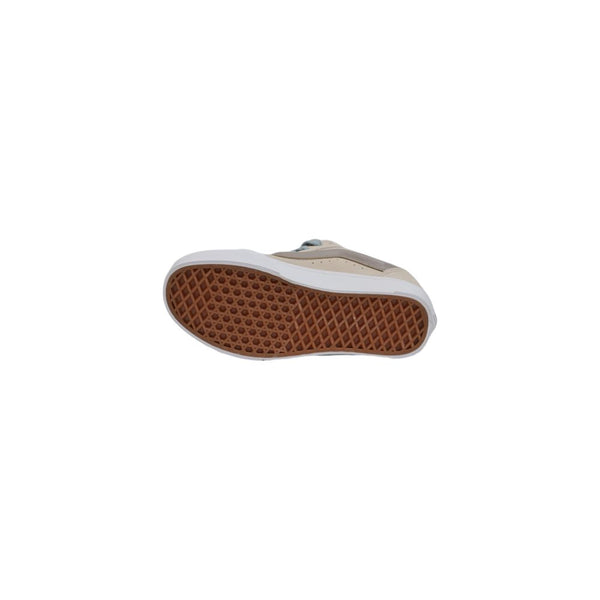 Beigefarbene Leder-Sneaker