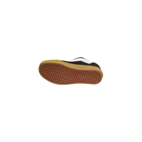 Braune Wildleder-Sneaker mit niedrigem Schaft