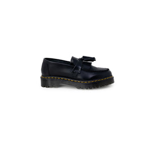 Schwarze Leder-Schnürstiefel