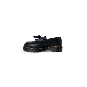 Schwarze Leder-Schnürstiefel