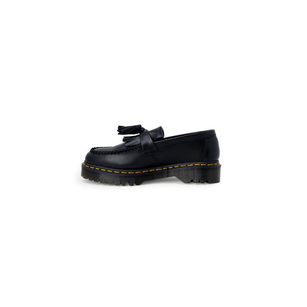 Schwarze Leder-Schnürstiefel