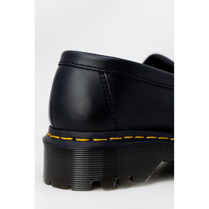 Schwarze Leder-Schnürstiefel