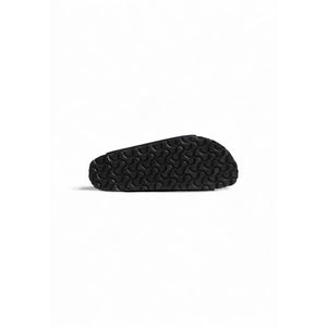 Schwarze Wildleder-Sandalen