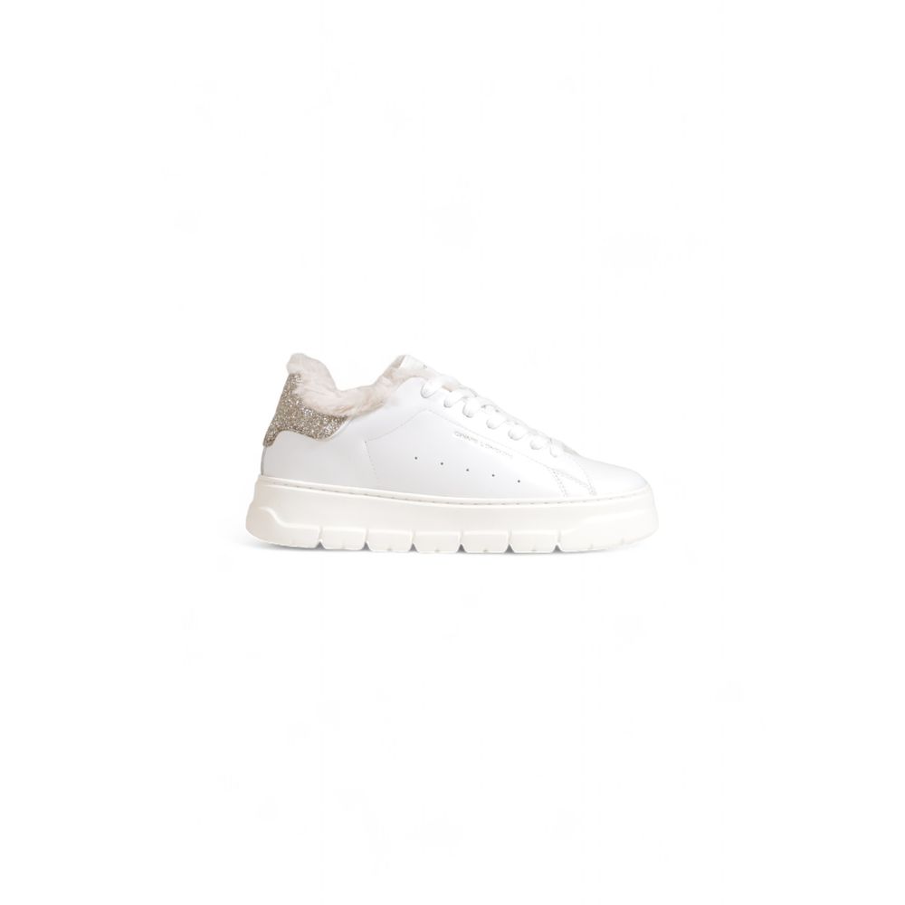 Weiße Chunky Sneaker aus Leder