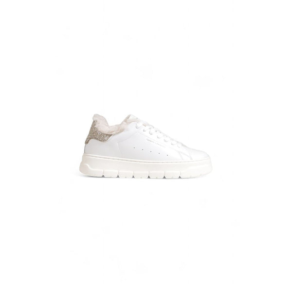 Weiße Chunky Sneaker aus Leder