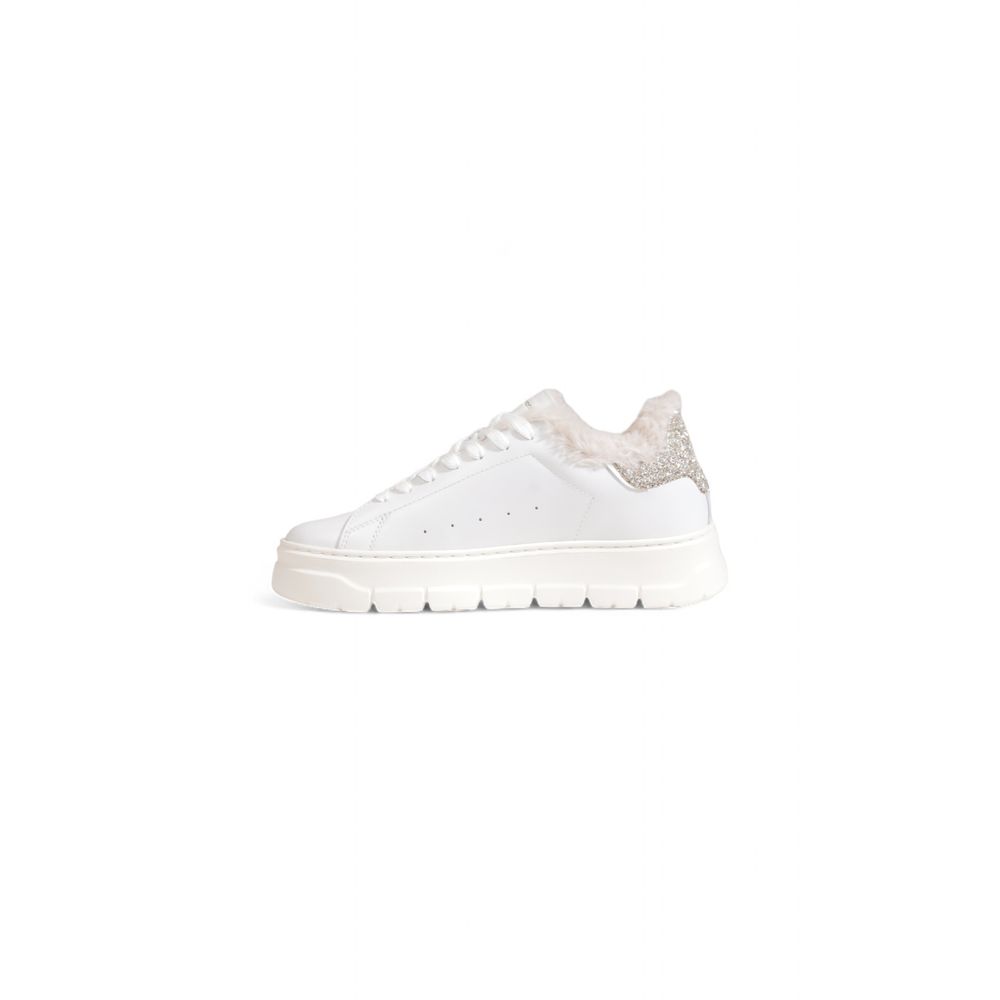 Weiße Chunky Sneaker aus Leder