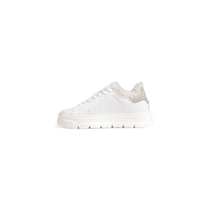 Weiße Chunky Sneaker aus Leder