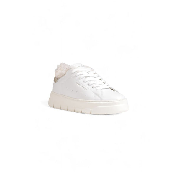 Weiße Chunky Sneaker aus Leder