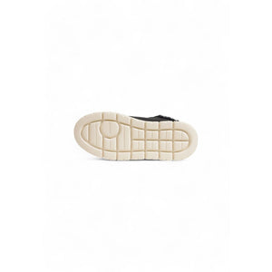Schwarze Chunky-Sneaker aus Leder