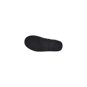 Schwarze Leder-Ankle-Boots
