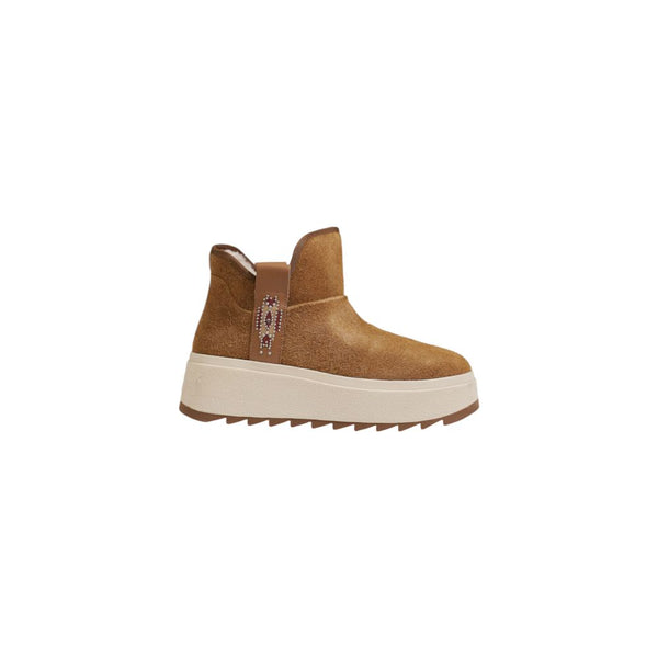 Braune Wildleder-Ankle-Boots