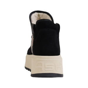 Schwarze Wildleder-Ankle-Boots