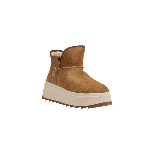 Braune Wildleder-Ankle-Boots